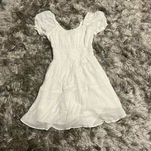 Hollister XS white romper dress